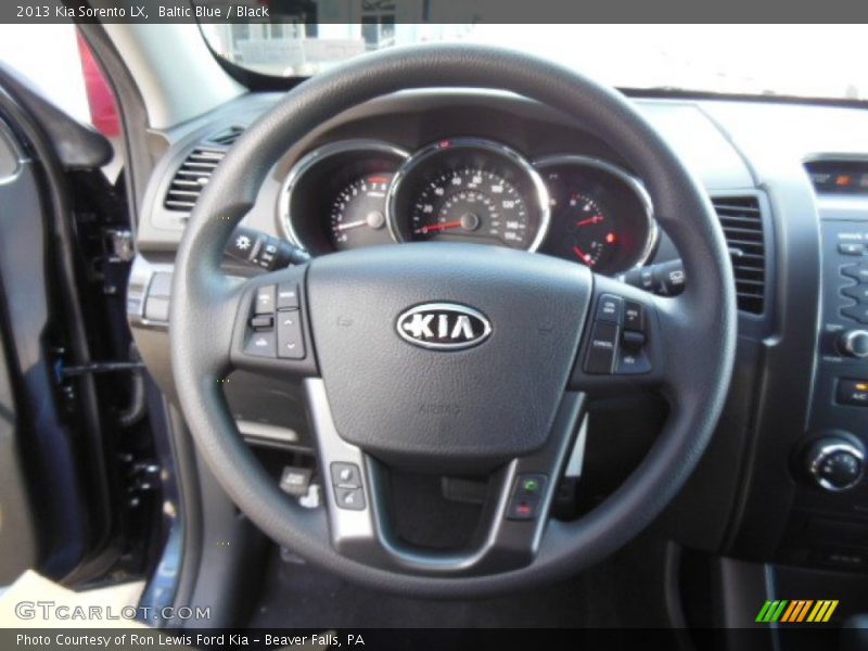 Baltic Blue / Black 2013 Kia Sorento LX