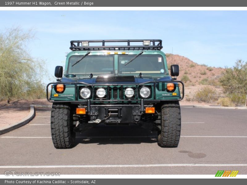 Green Metallic / Beige 1997 Hummer H1 Wagon