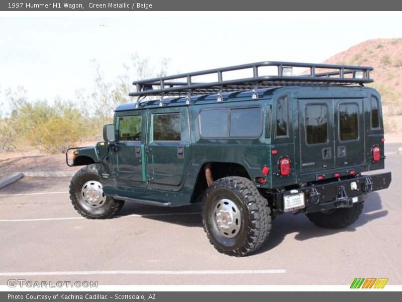 Green Metallic / Beige 1997 Hummer H1 Wagon