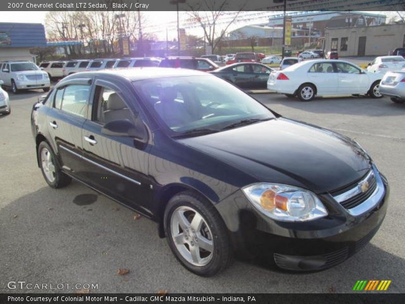 Black / Gray 2007 Chevrolet Cobalt LTZ Sedan