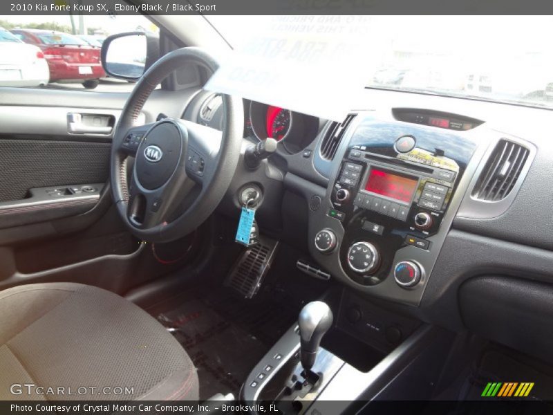 Ebony Black / Black Sport 2010 Kia Forte Koup SX