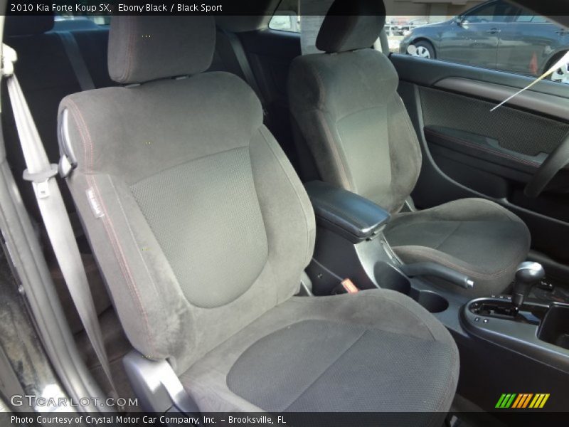 Ebony Black / Black Sport 2010 Kia Forte Koup SX