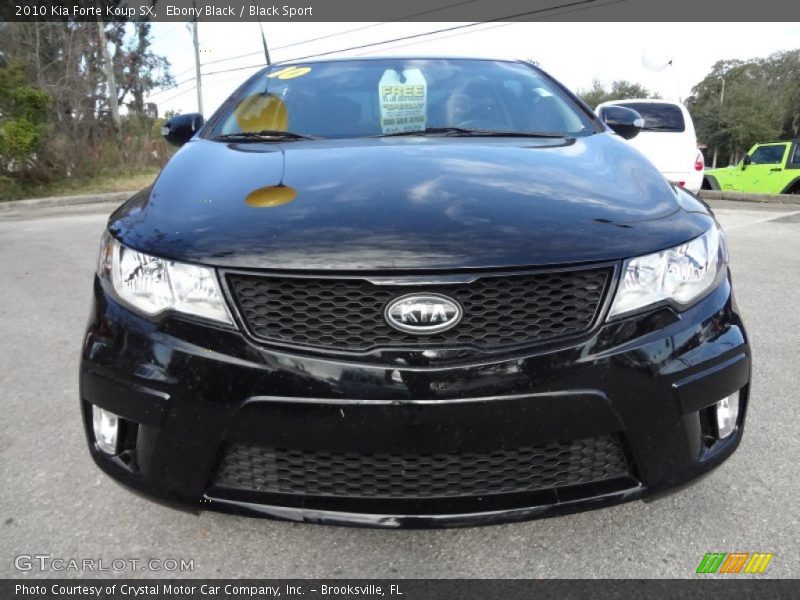 Ebony Black / Black Sport 2010 Kia Forte Koup SX