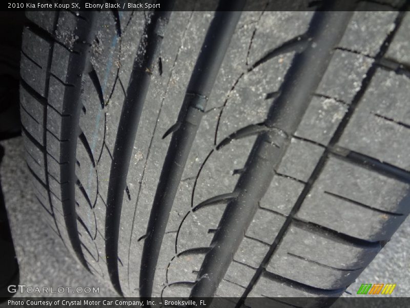 Ebony Black / Black Sport 2010 Kia Forte Koup SX
