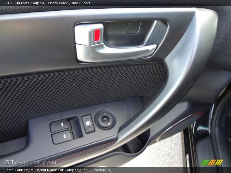 Ebony Black / Black Sport 2010 Kia Forte Koup SX