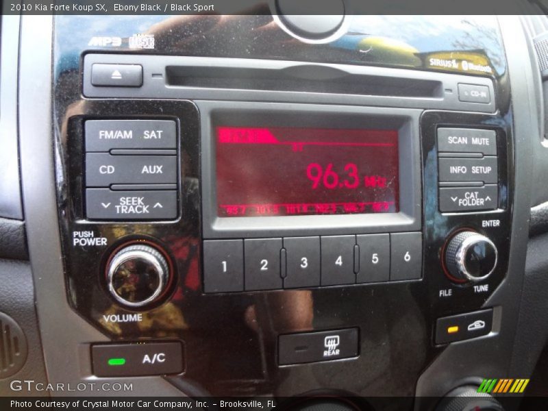 Ebony Black / Black Sport 2010 Kia Forte Koup SX