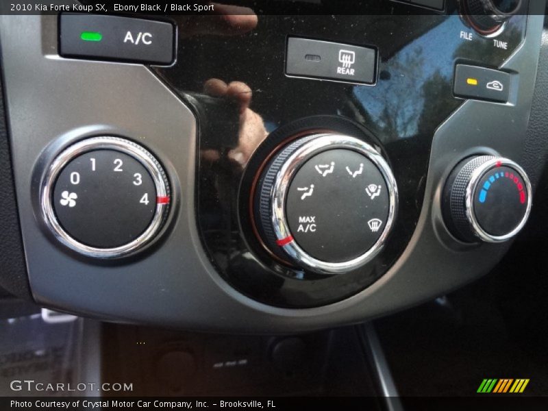 Ebony Black / Black Sport 2010 Kia Forte Koup SX
