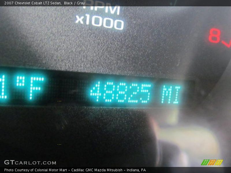Black / Gray 2007 Chevrolet Cobalt LTZ Sedan