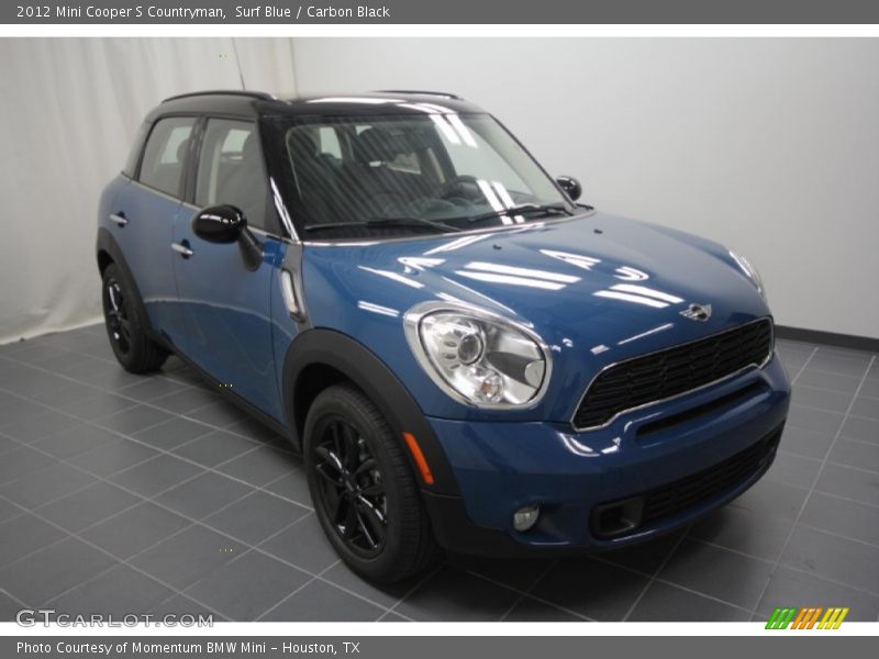 Surf Blue / Carbon Black 2012 Mini Cooper S Countryman
