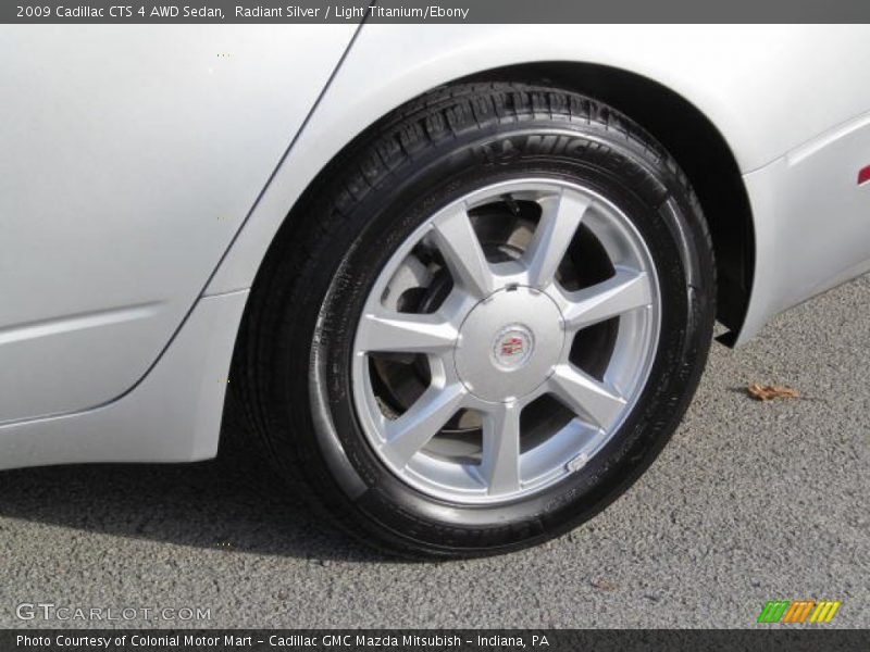 Radiant Silver / Light Titanium/Ebony 2009 Cadillac CTS 4 AWD Sedan