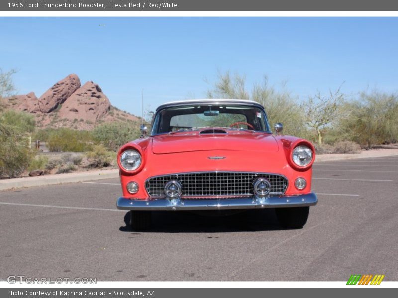 Fiesta Red / Red/White 1956 Ford Thunderbird Roadster