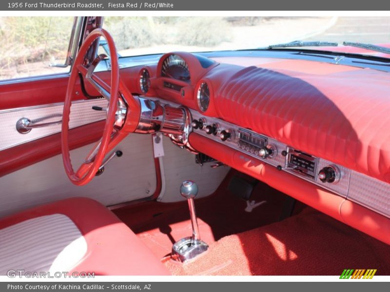 Dashboard of 1956 Thunderbird Roadster