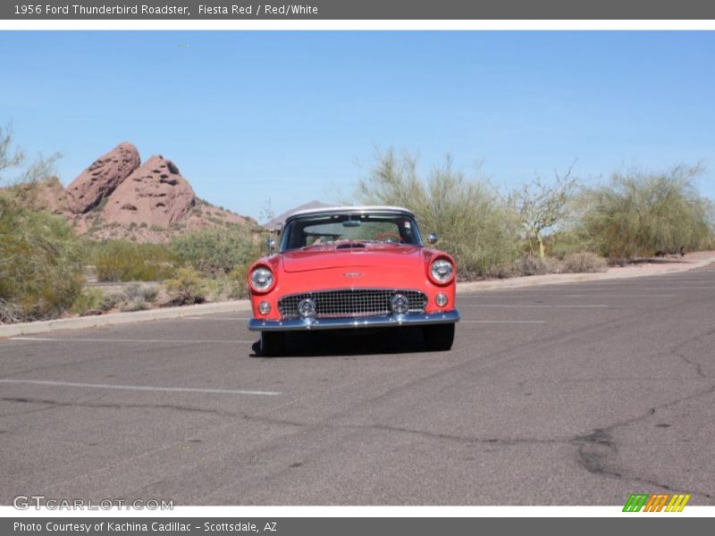 Fiesta Red / Red/White 1956 Ford Thunderbird Roadster