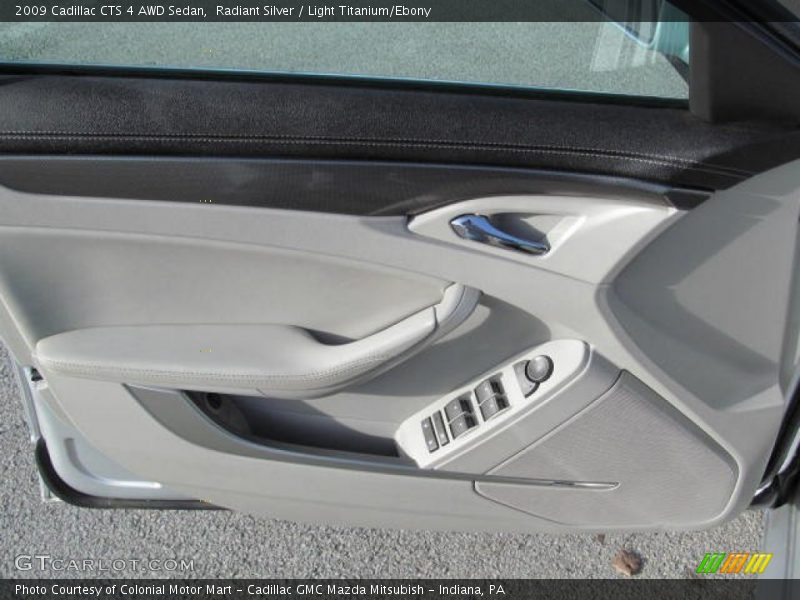 Radiant Silver / Light Titanium/Ebony 2009 Cadillac CTS 4 AWD Sedan