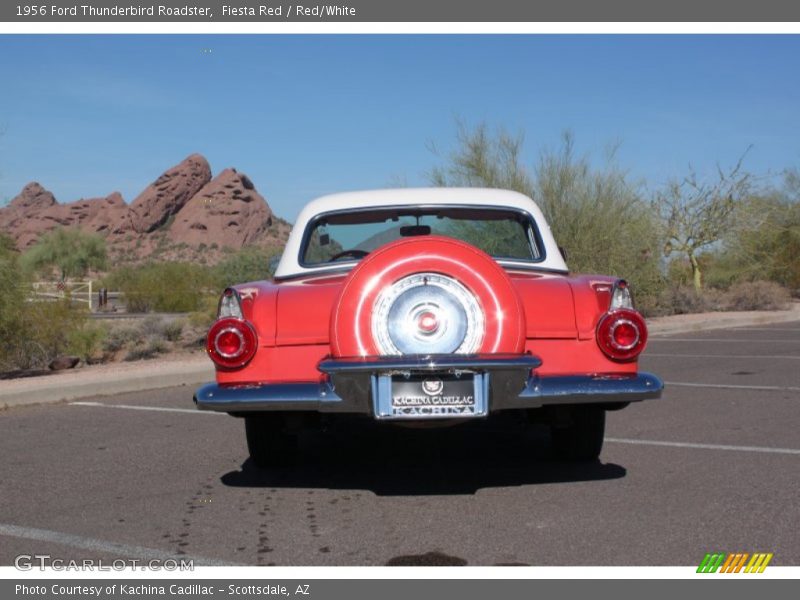 Fiesta Red / Red/White 1956 Ford Thunderbird Roadster