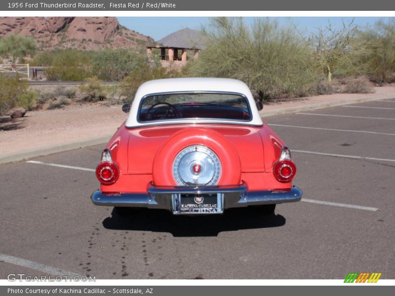 Fiesta Red / Red/White 1956 Ford Thunderbird Roadster