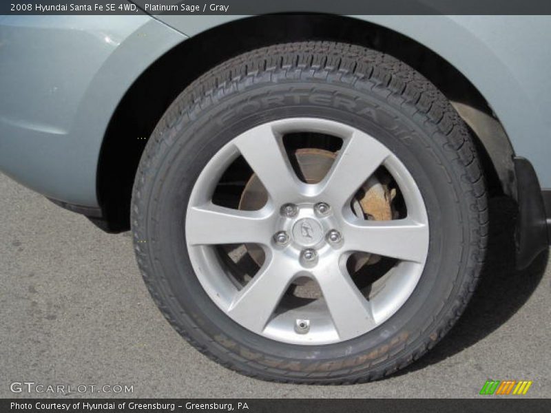  2008 Santa Fe SE 4WD Wheel