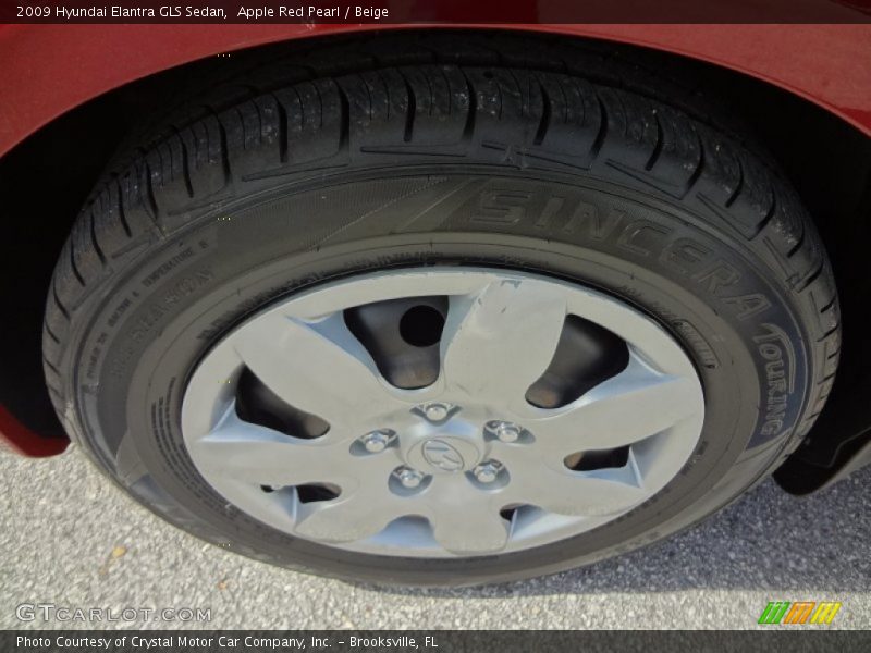 Apple Red Pearl / Beige 2009 Hyundai Elantra GLS Sedan