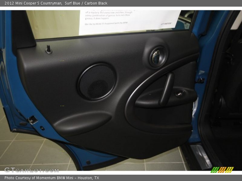 Surf Blue / Carbon Black 2012 Mini Cooper S Countryman