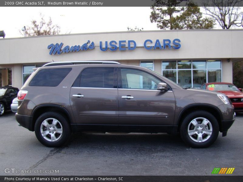 Medium Brown Metallic / Ebony 2009 GMC Acadia SLT