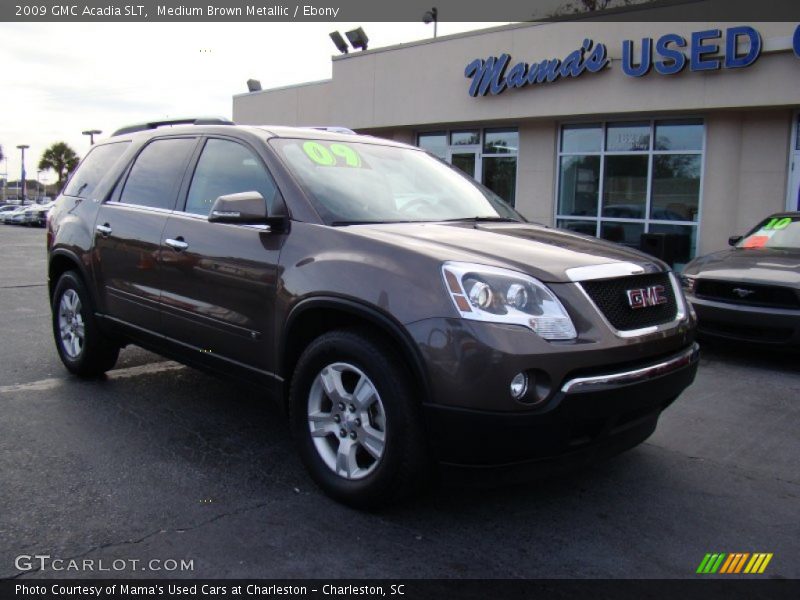 Medium Brown Metallic / Ebony 2009 GMC Acadia SLT