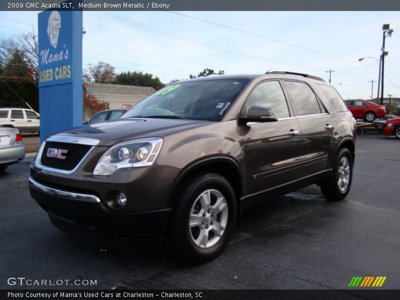 Medium Brown Metallic / Ebony 2009 GMC Acadia SLT