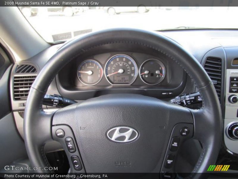  2008 Santa Fe SE 4WD Steering Wheel