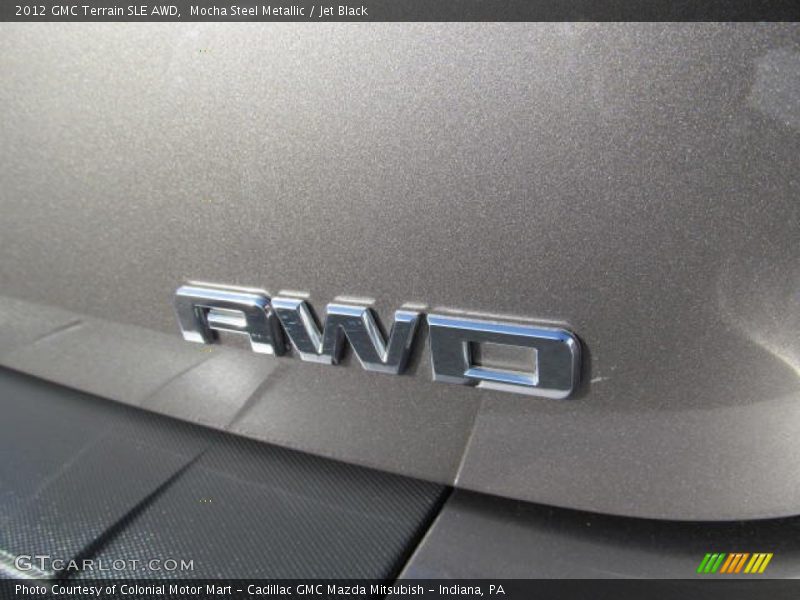 Mocha Steel Metallic / Jet Black 2012 GMC Terrain SLE AWD
