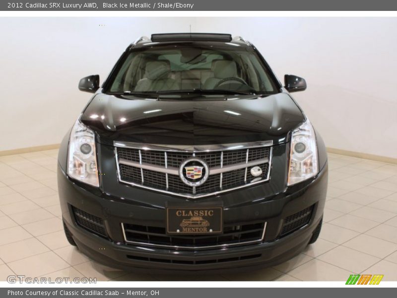 Black Ice Metallic / Shale/Ebony 2012 Cadillac SRX Luxury AWD