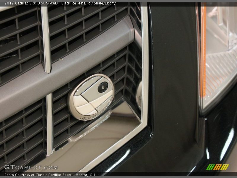 Black Ice Metallic / Shale/Ebony 2012 Cadillac SRX Luxury AWD