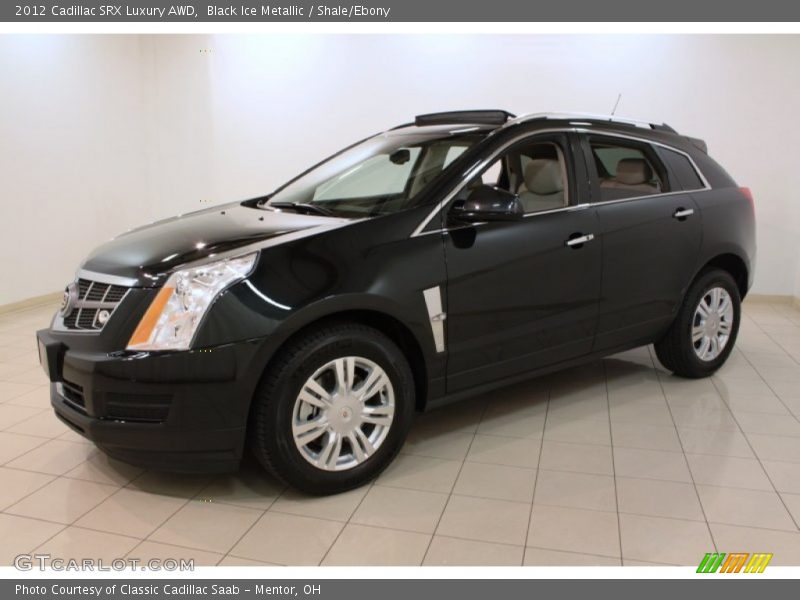 Black Ice Metallic / Shale/Ebony 2012 Cadillac SRX Luxury AWD