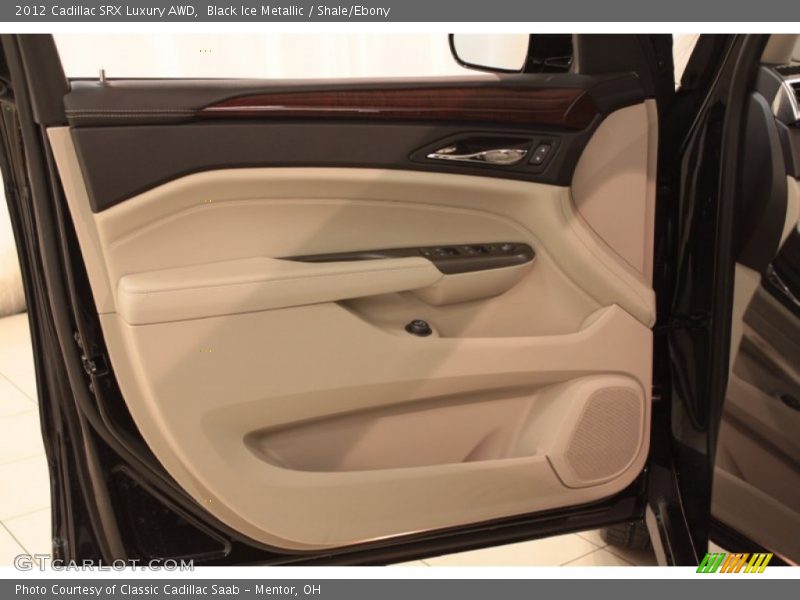 Black Ice Metallic / Shale/Ebony 2012 Cadillac SRX Luxury AWD