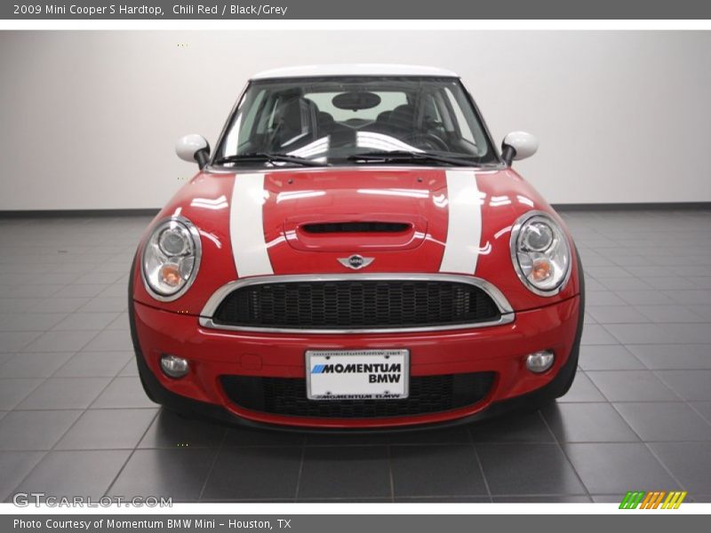 Chili Red / Black/Grey 2009 Mini Cooper S Hardtop