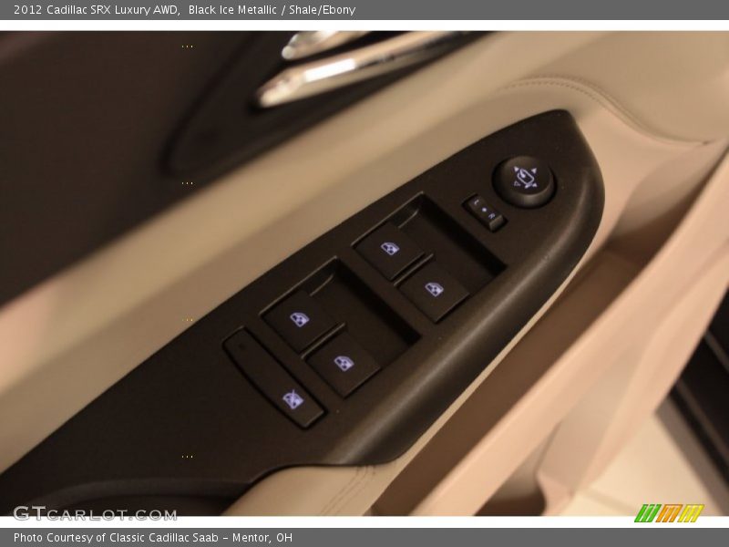 Black Ice Metallic / Shale/Ebony 2012 Cadillac SRX Luxury AWD