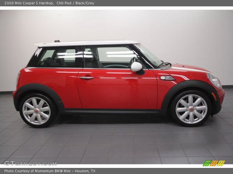 Chili Red / Black/Grey 2009 Mini Cooper S Hardtop
