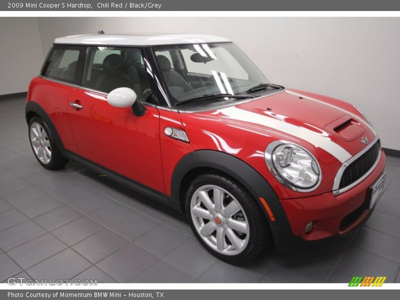 Chili Red / Black/Grey 2009 Mini Cooper S Hardtop