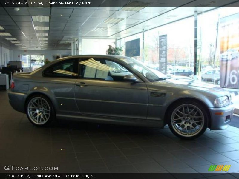 Silver Grey Metallic / Black 2006 BMW M3 Coupe