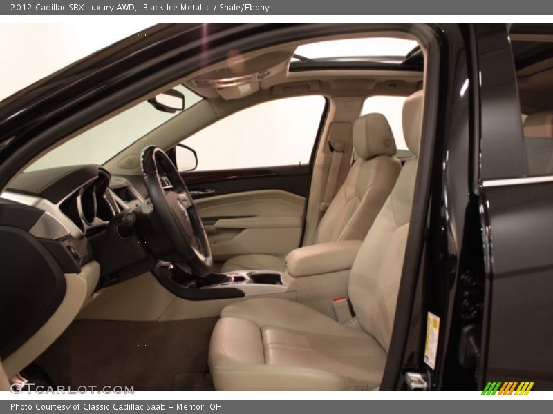 Black Ice Metallic / Shale/Ebony 2012 Cadillac SRX Luxury AWD