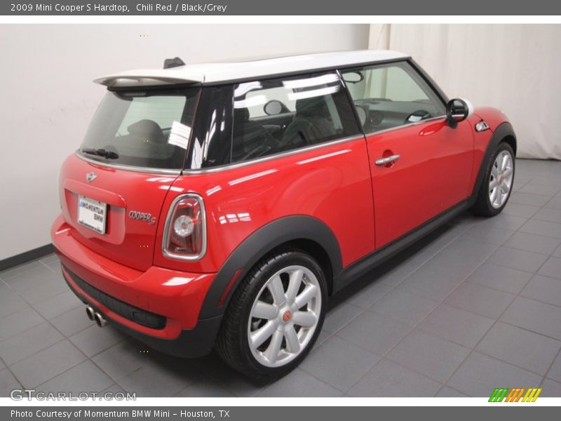 Chili Red / Black/Grey 2009 Mini Cooper S Hardtop