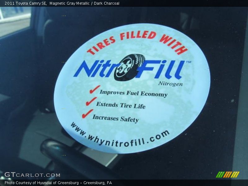Magnetic Gray Metallic / Dark Charcoal 2011 Toyota Camry SE