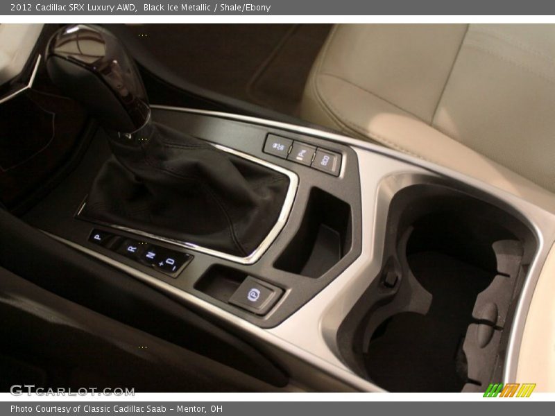 Black Ice Metallic / Shale/Ebony 2012 Cadillac SRX Luxury AWD