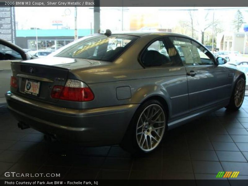 Silver Grey Metallic / Black 2006 BMW M3 Coupe