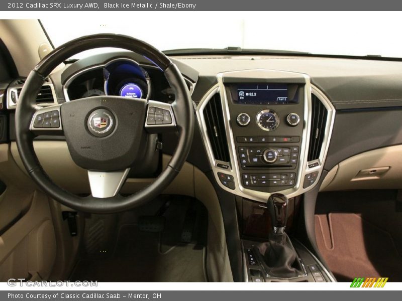 Black Ice Metallic / Shale/Ebony 2012 Cadillac SRX Luxury AWD