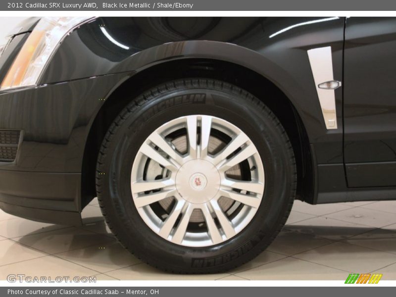 Black Ice Metallic / Shale/Ebony 2012 Cadillac SRX Luxury AWD