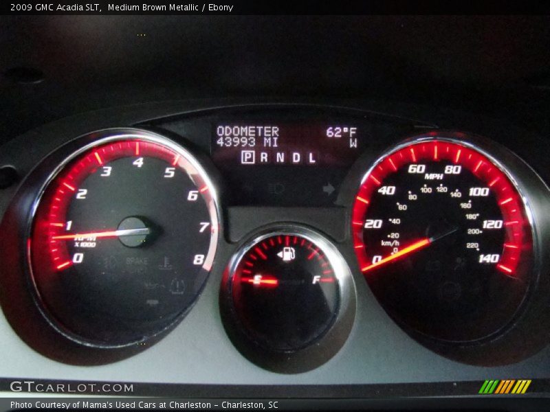 Medium Brown Metallic / Ebony 2009 GMC Acadia SLT