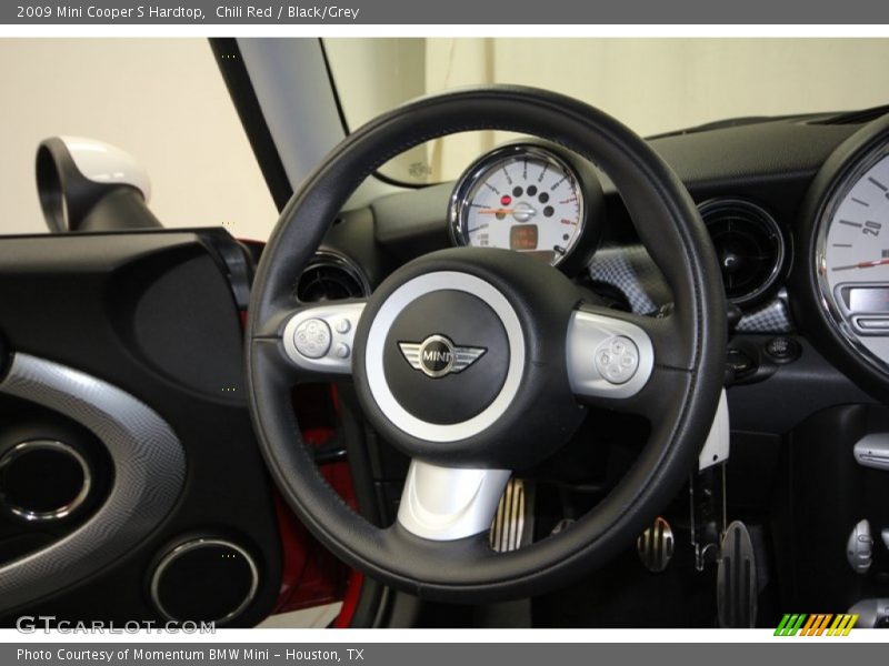 Chili Red / Black/Grey 2009 Mini Cooper S Hardtop