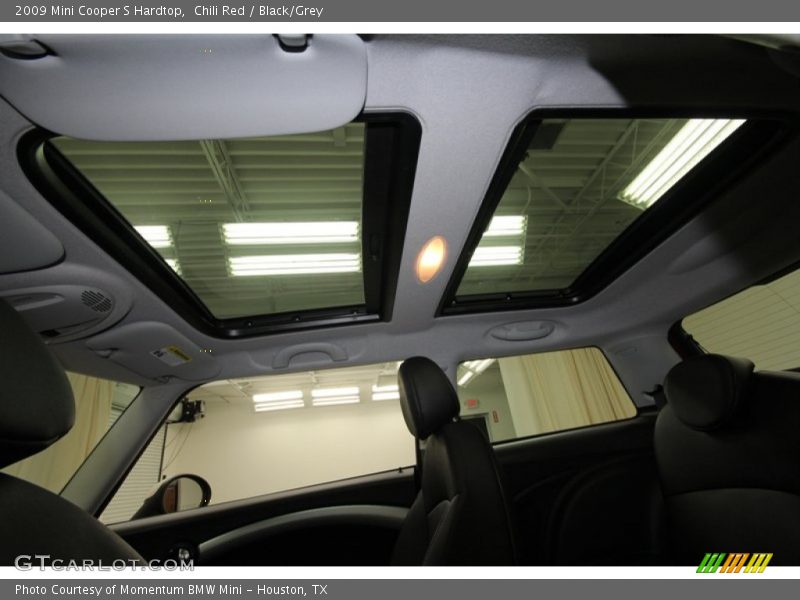 Chili Red / Black/Grey 2009 Mini Cooper S Hardtop