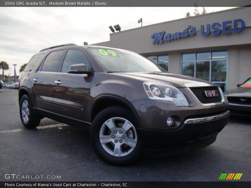 Medium Brown Metallic / Ebony 2009 GMC Acadia SLT