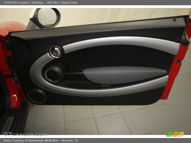 Chili Red / Black/Grey 2009 Mini Cooper S Hardtop