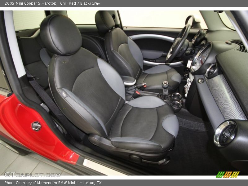 Chili Red / Black/Grey 2009 Mini Cooper S Hardtop
